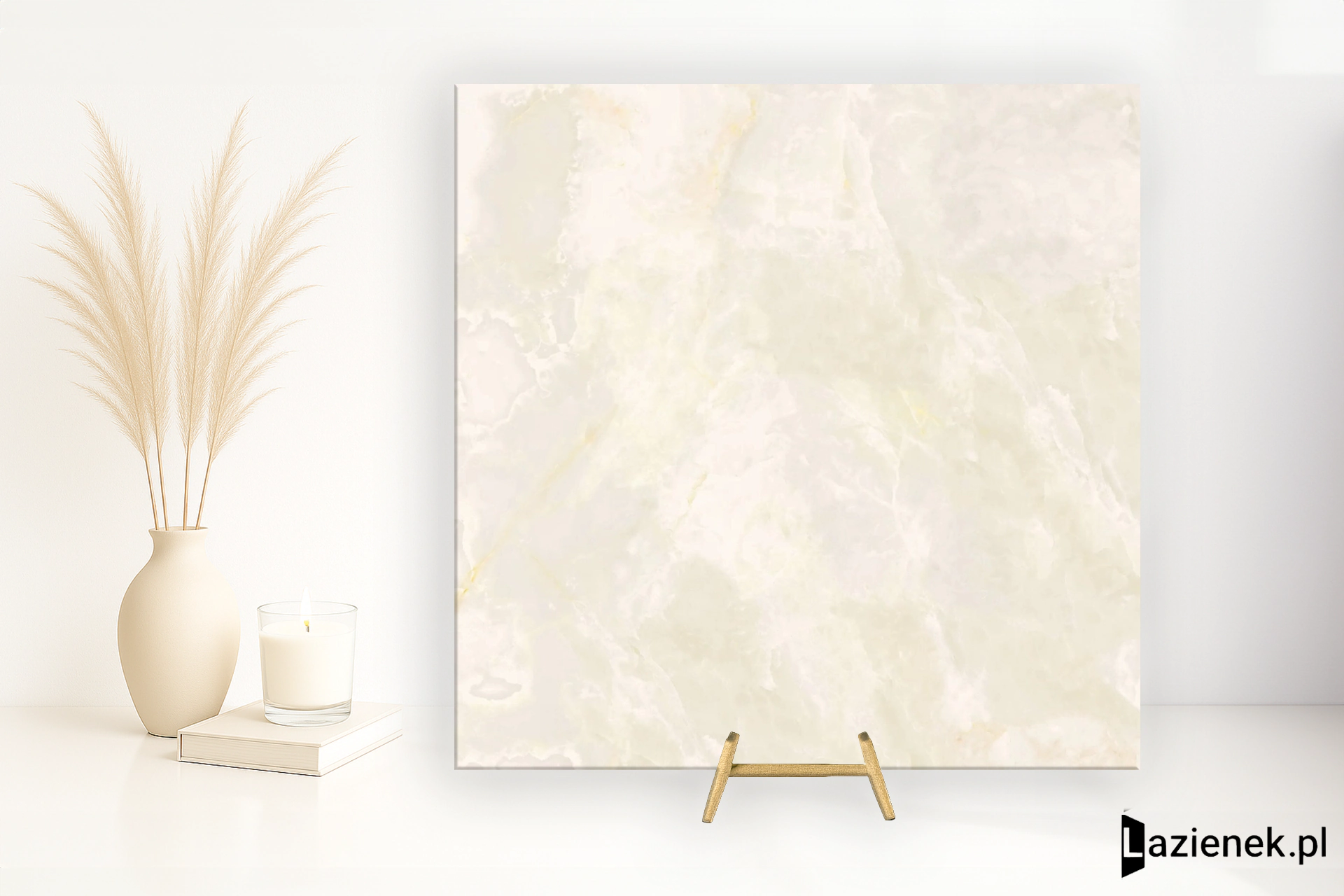 Casalgrande Padana Onici Avorio połaczenie mat-poler 120x120 cm gr. 6 mm - płytka rektyfikowana/11950606